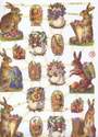 7256 - Easter Rabbits Bunnys Chicks & Eggs
