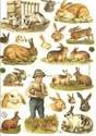 7292 - Rabbits Hutch Garden Animals