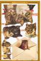 a125 - Cats Kittens Envelopes Post