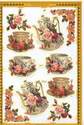  a168 - Victorian Teapots Cups Roses