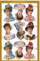 a013 - Victorian Ladys Hats Lace