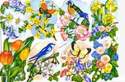 1590 - Flowers Butterflies Birds