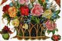 7181 - Flowers Basket Baskets Roses