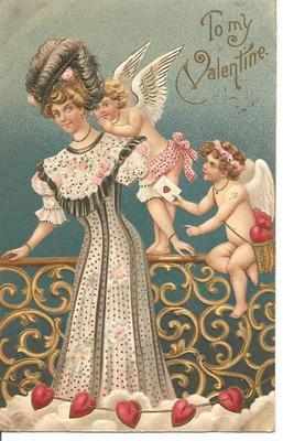 Antique Valentine Post Card 