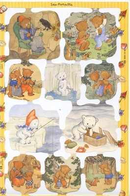 1937 - Childrens Cartoons Polar Bears Teddys