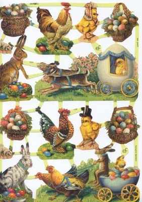 7222 - Easter Bunnys Chicks Eggs