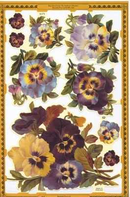 a173 - Pansies Pansy Flowers Bouquet