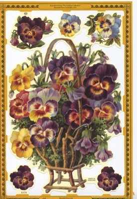 a174 - Pansies Pansys Baskets Flowers Bouquets