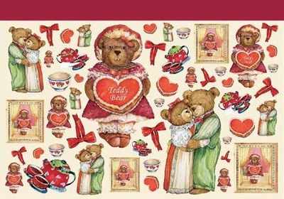 DFV037 - Teddys Bears Valentines BUY ONE GET ONE FREE...!
