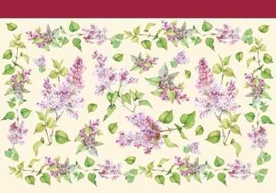 DFV105 - Lilacs Flowers Blossoms Garlands