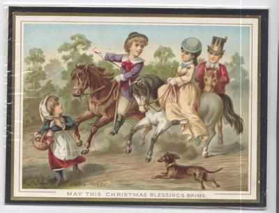 Victorian Christmas Card 