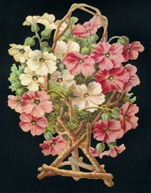  5030 - Flower Basket Bouquet Scrap