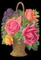  5091 - Flower Basket Bouquet Scrap