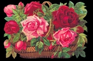  5094 - Flower Basket Bouquet Scrap