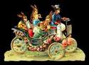 5112 - Easter Bunnies In Auto mobile Car