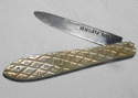 Antique Victorian Mother Of Pearl Fruit Knife