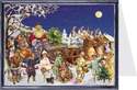 Mini Advent Calendar Christmas Card