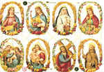  7334 - Cherubs Angels Jesus Madonna