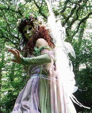 woodland fairy with wings
