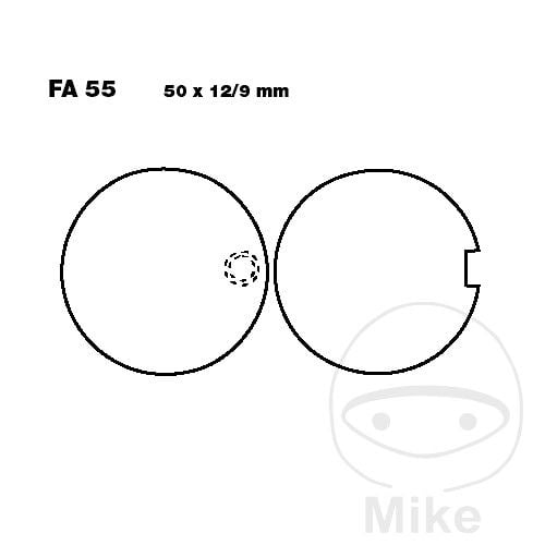 PAD SET, FRONT BRAKE - GT750, GT550, GT380, GT250, GT185, GT125 (PATTERN)