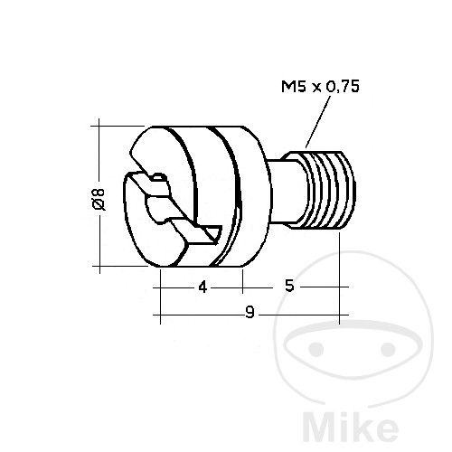 JET, MAIN, 8MM DIAMETER, #87.5