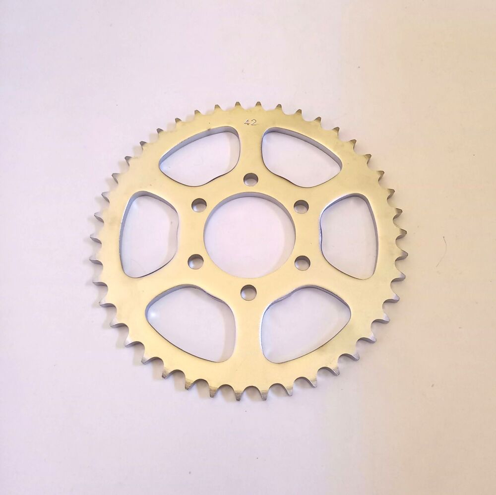 SPROCKET, REAR, 42 TEETH - GT380 STANDARD / GT550 OPTIONAL (PATTERN)