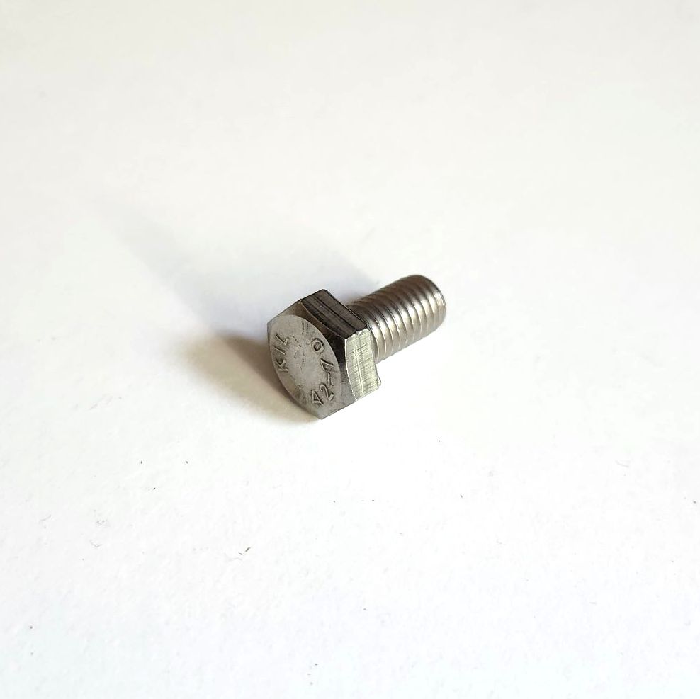 BOLT, FRONT MUDGUARD MOUNTING, STAINLESS - GS1000, GS750, GS550, GT250 X7, GT200 X5 (PATTERN)