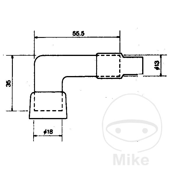 CAP, SPARK PLUG, BLACK - A, GT, GP & T MODELS