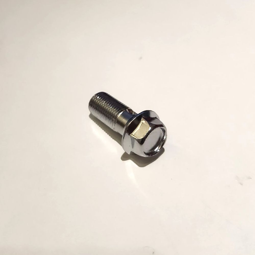 BOLT, BRAKE BANJO, CHROME -  GT750, GT550, GT500, GT380, GT250, X7, X5, GT185, GT125, RG500, RG250