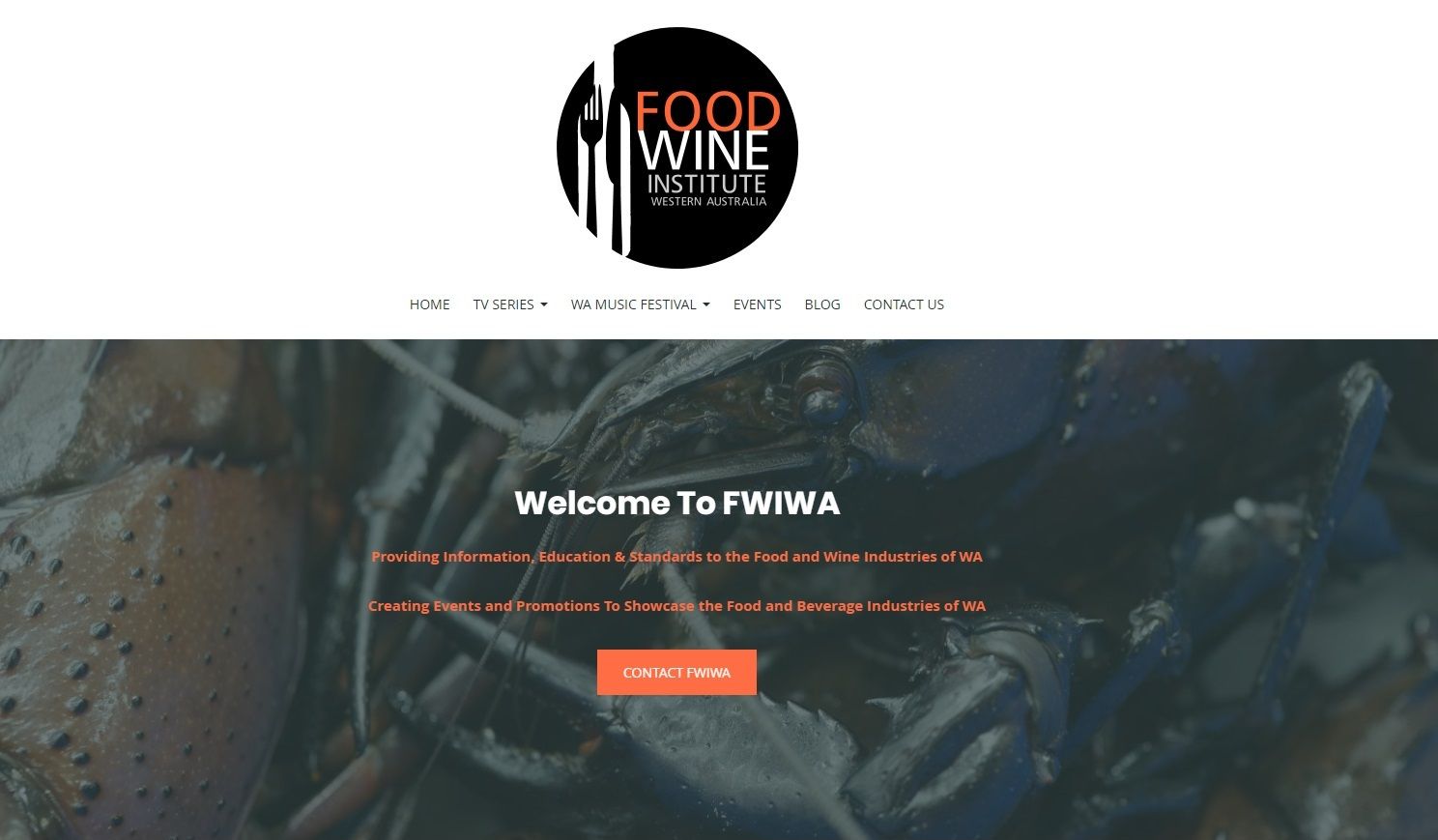 Food and Wine Website Designer Mandurah and Perth