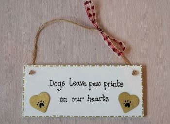 Dogs leave paw prints on our hearts
