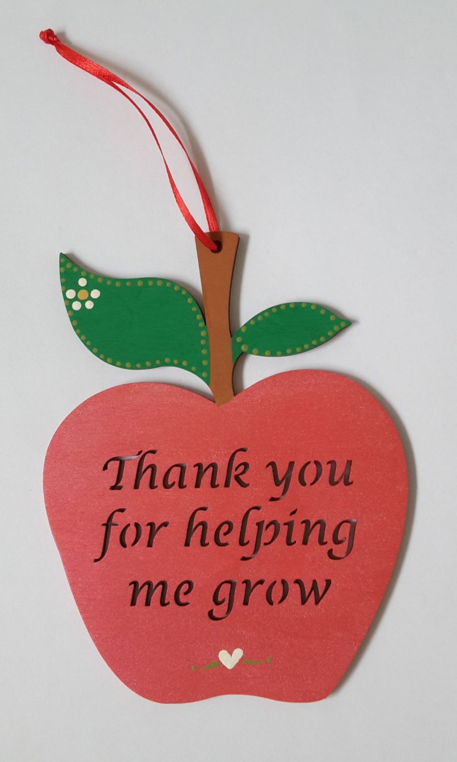 <!-- 002 --> Personalised apple childminder thank you gift