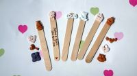 <!-- 001 -->Personalised wedding themed bookmarks favours