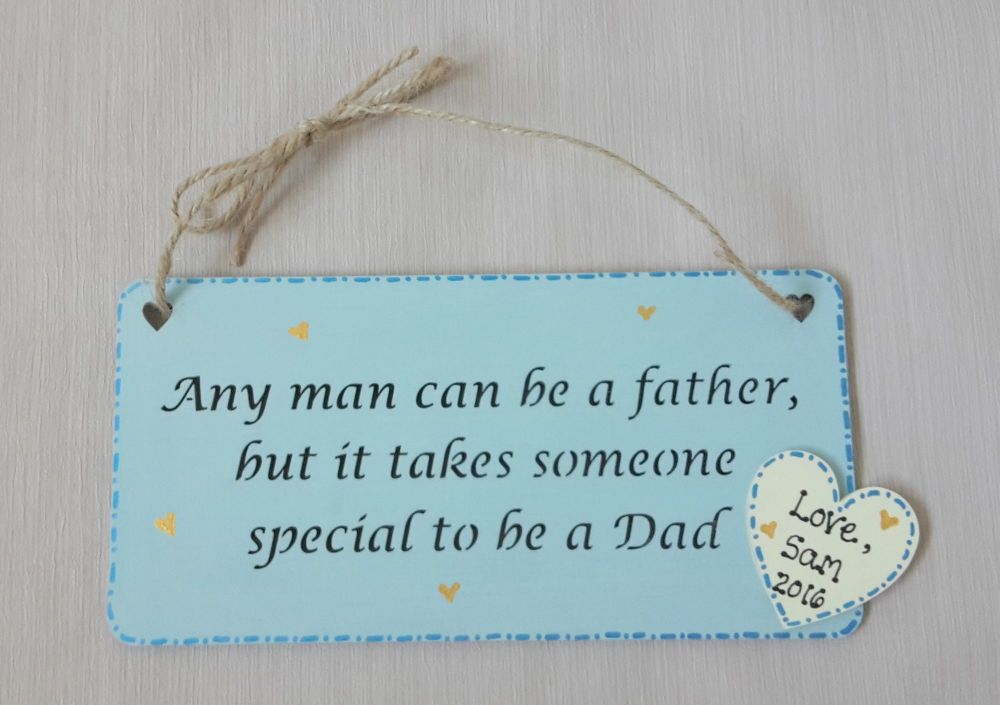 <!-- 001 -->Father's Day plaque