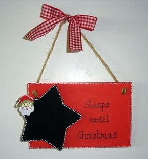 Countdown to Christmas Plaque