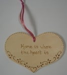 Home is where the heart is plaque