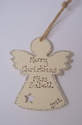 Personalised angel christmas decoration 