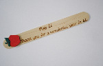  Apple personalised bookmark thank you teacher 