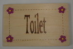 Toilet Door Plaque