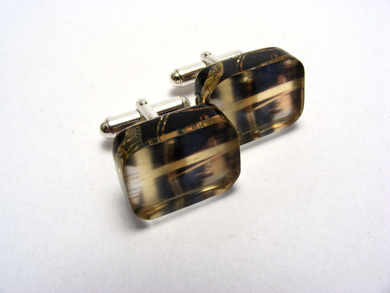 Manmade Close Crane Cufflinks