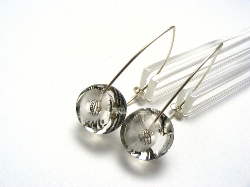 Optical Drop Earrings