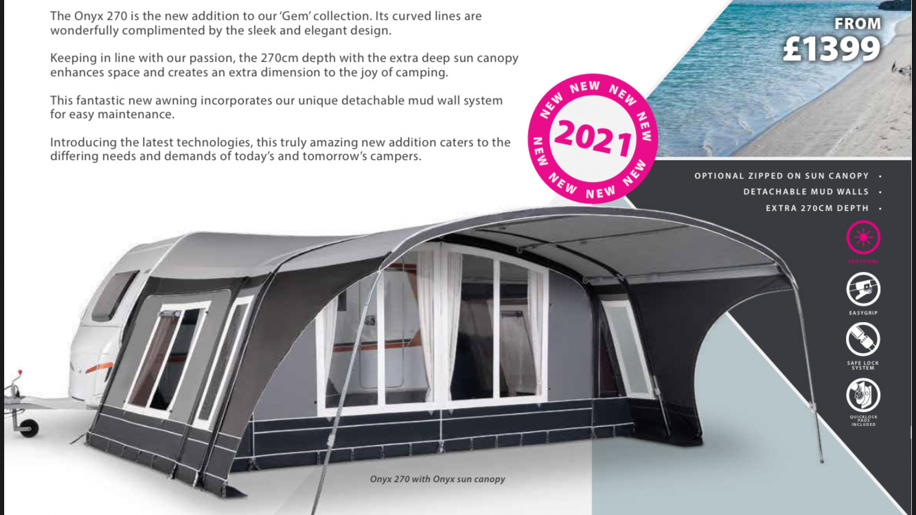 Dorema awnings Full range of Discounted Dorema awnings available at