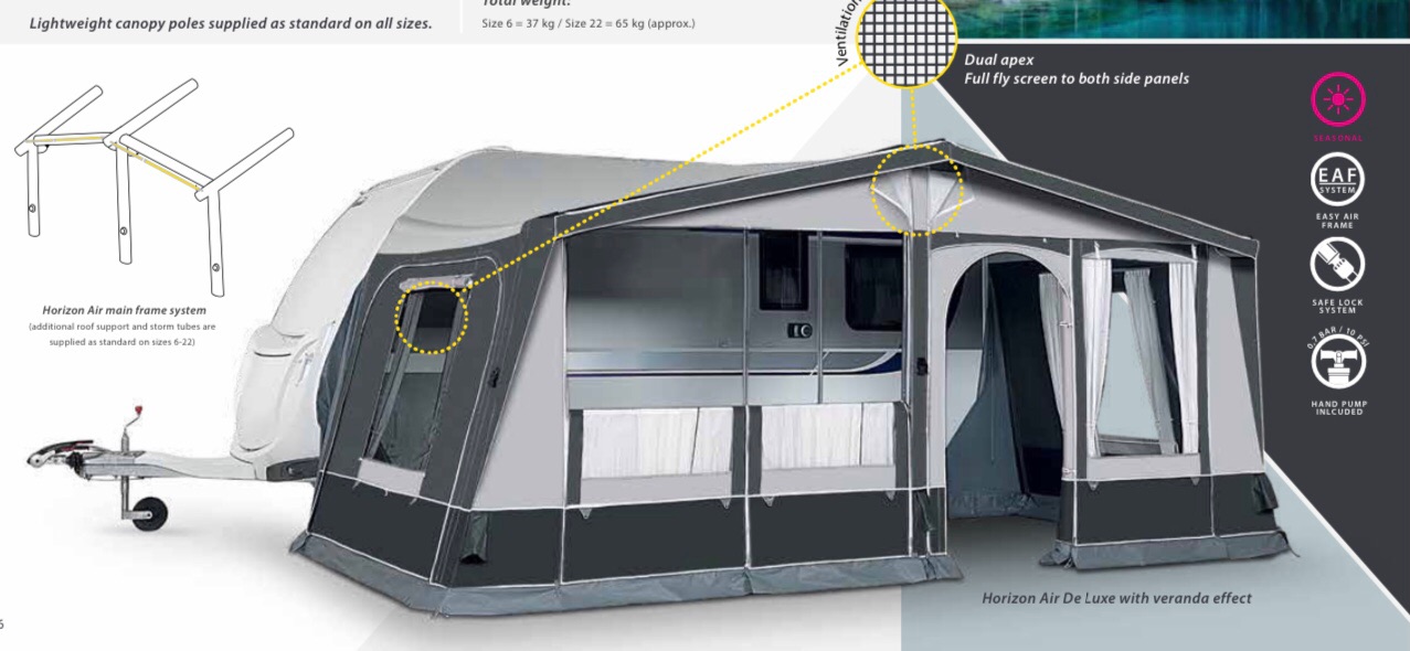 Dorema awnings Full range of Discounted Dorema awnings available at