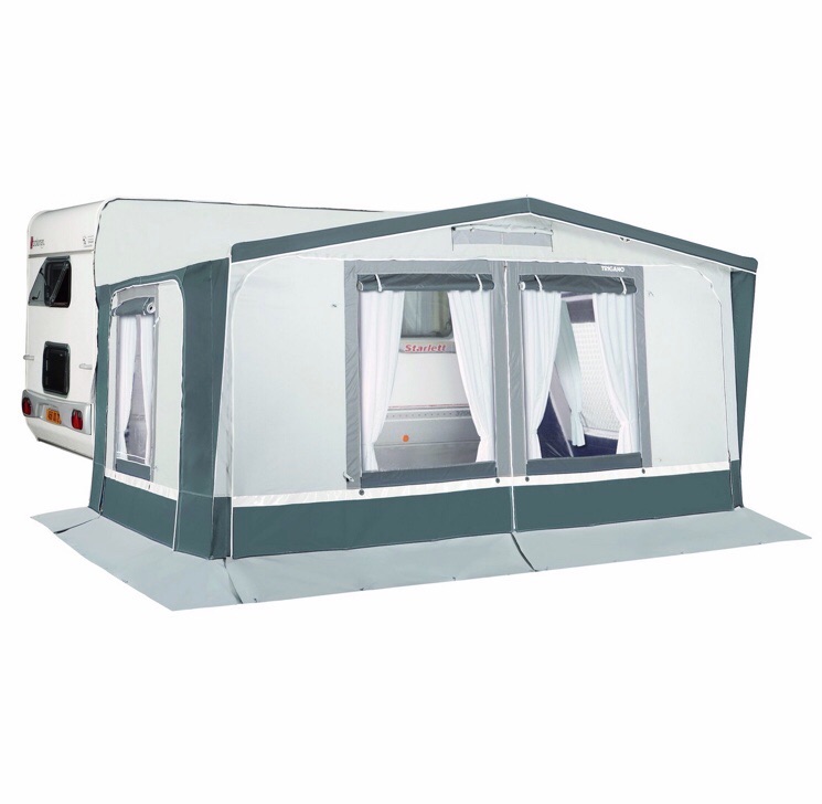 Size K (1015-1050cm) Trigano Montreux 300 with Tall annex,Inner tent and awning carpet