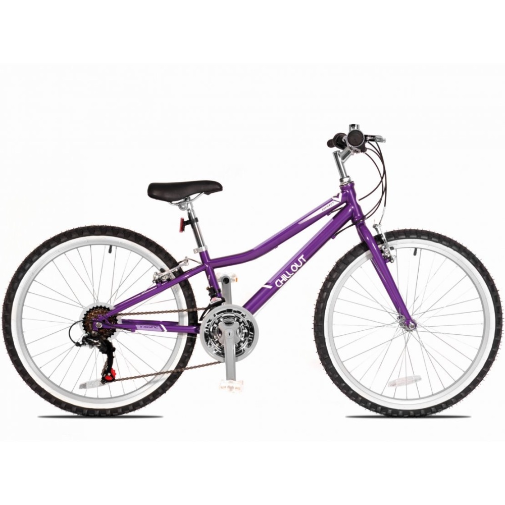 Concept Chillout 24" Wheel Girls Bicycle 18 speed - Purple