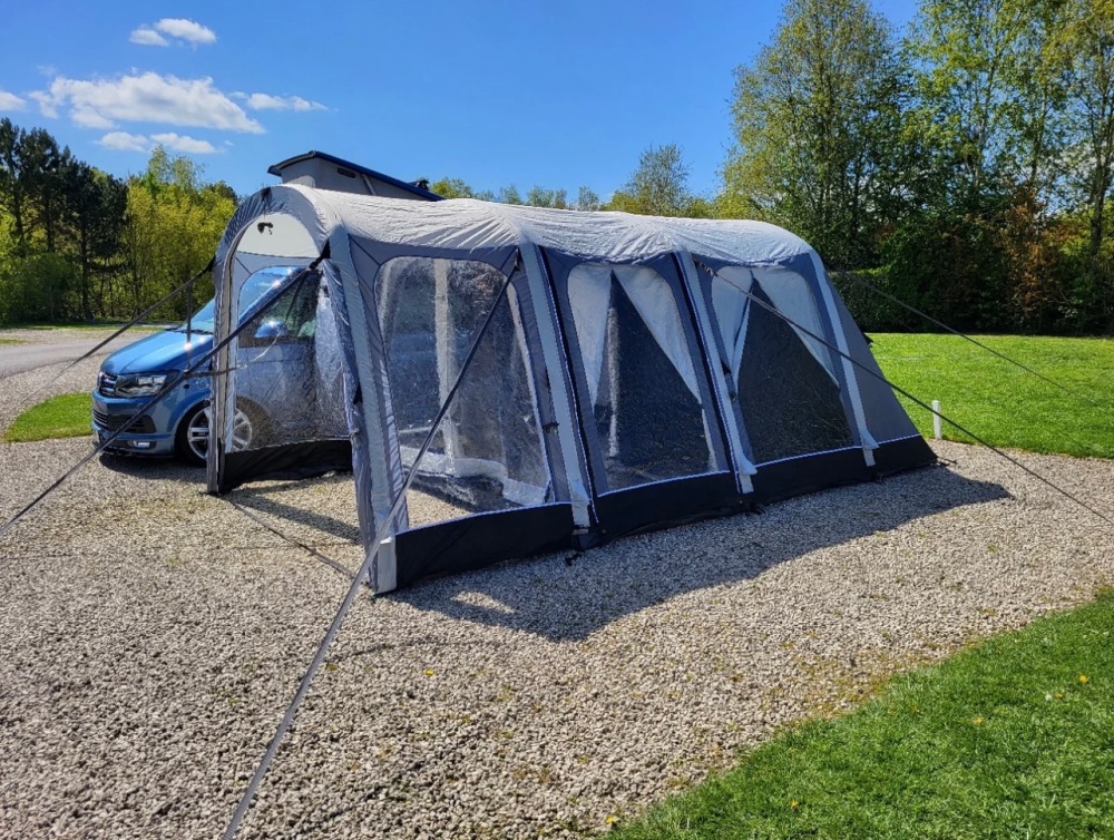 Sunncamp Touring Motor Air Driveaway Awning -LOW fits heights 180-210cm