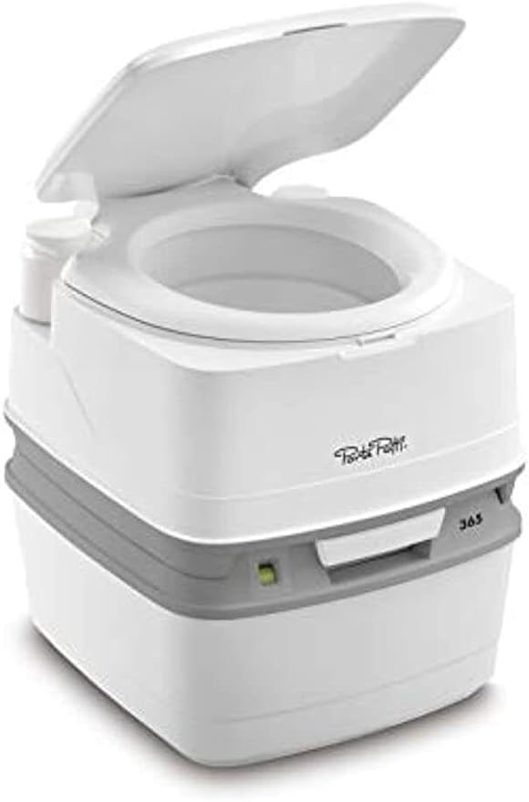 Thetford 92820 Porta Potti 365 Portable Toilet, White-Grey, 414 x 383 x 427 mm