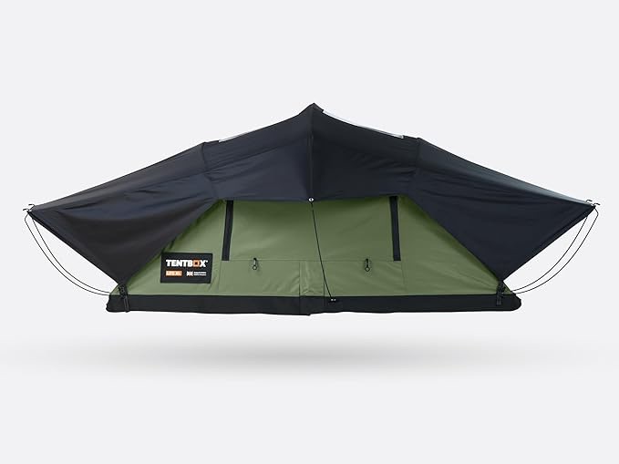 TentBox Lite XL FOREST- Car Roof Top Tent-TentBox Car Roof Tent- Four Season Car Camping-FITS MOST CARS-30 Seconds Set-Up