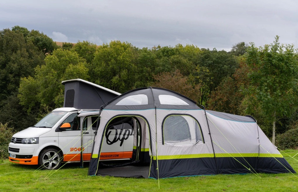OLPRO Hive Campervan Awning (Fibreglass Poles) - with Sleeping Pod