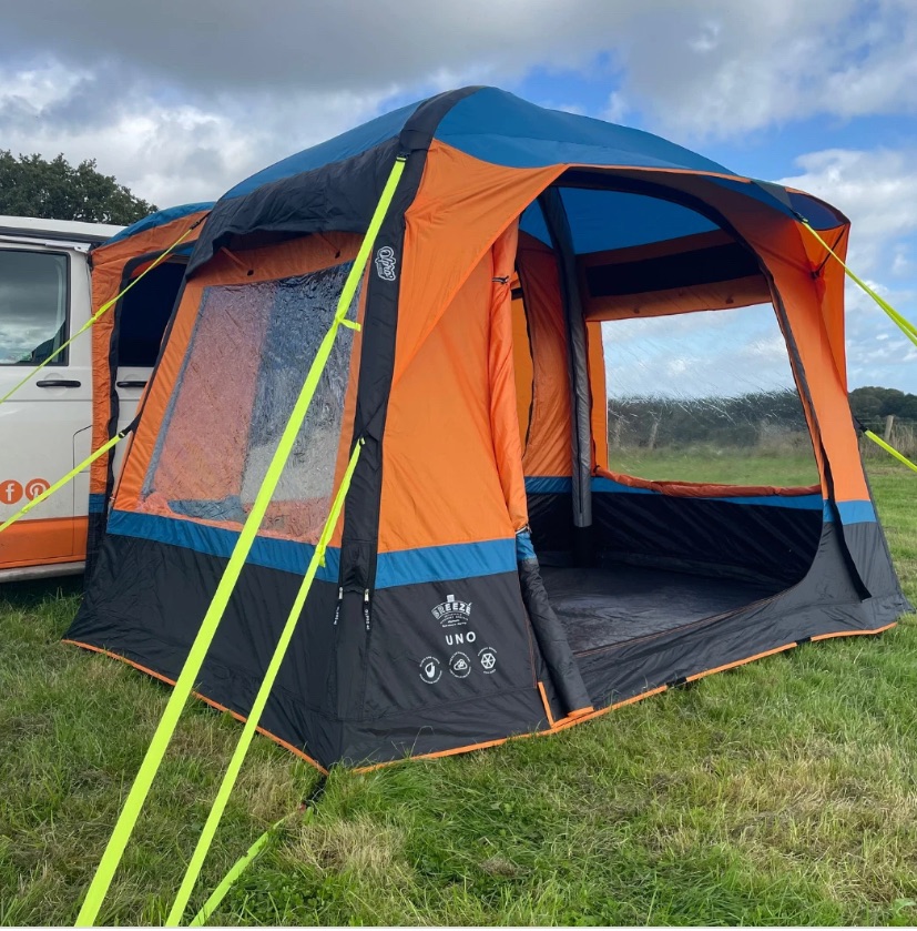 OLPRO Uno Breeze Campervan Air Awning - ORANGE